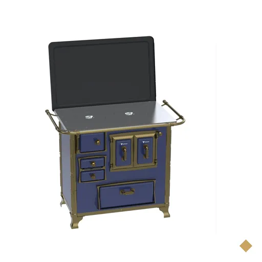 Fogao a Lenha Venax n 1 Renaissance Chapa de Aluminio Azul SD
