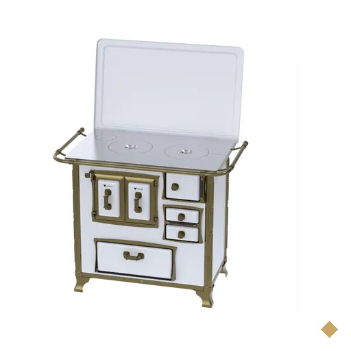 Fogao a Lenha Venax n 1 Renaissance Chapa de Aluminio Branco SE