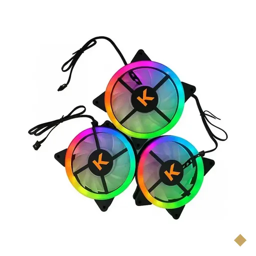 Kit Fan Ktrok Atria, 3 Unidades 120mm, c/ Controladora