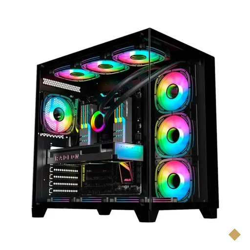 Gabinete Gamer Aquário Ghost Shark - K-mex