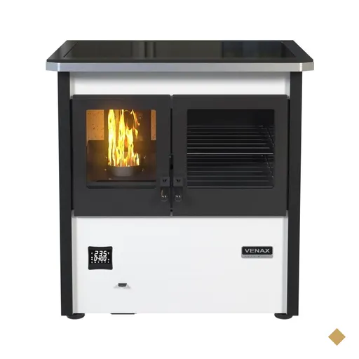 Fogao a Pellets Venax n 1 Le Corbusier Branco 220V
