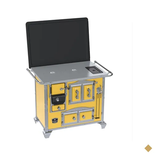 Fogao a Lenha Venax n 2 Imperador Chapa de Aluminio Amarelo SD