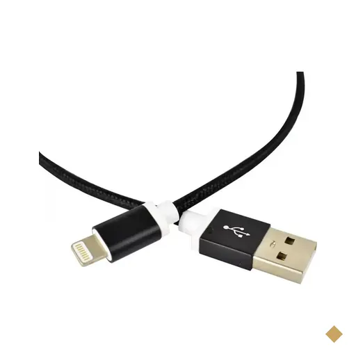 Cabo USB (M) x Lightining (M) Fast Charge Preto 1m - Evus