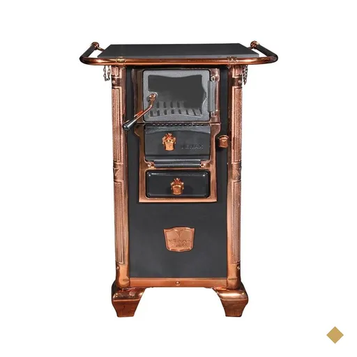 Fogao a Lenha Venax n 00 Princess Preto Rose Gold