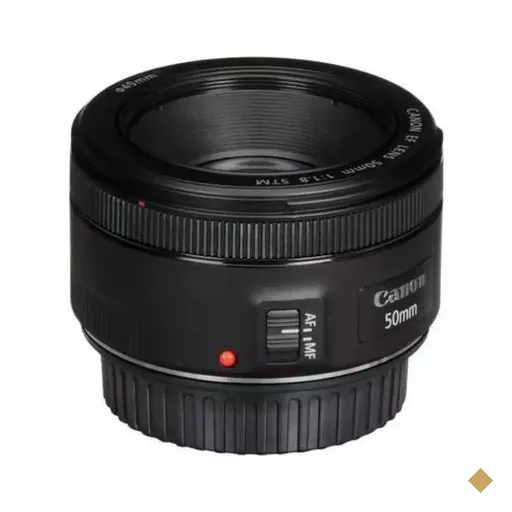Lente Canon EF 50mm F/1.8 Stm Cor Preto