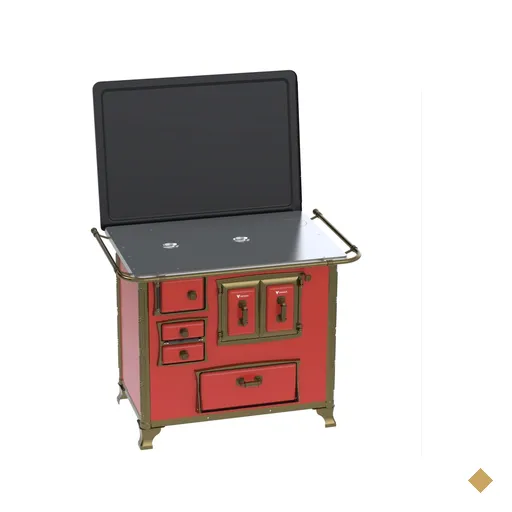 Fogao a Lenha Venax n 2 Renaissance Chapa de Aluminio Vermelho SD