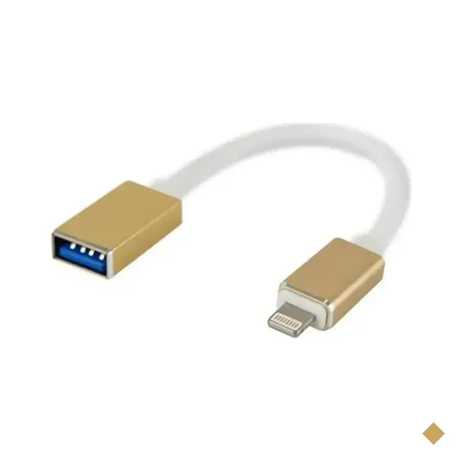Cabo Otg Evus C-078 Lightning X Usb 2.0 15Cm