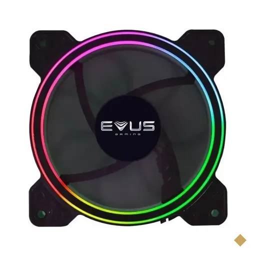 Fan Cooler Evus RGB 120mm Preto - OEM