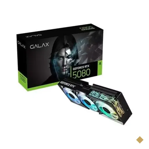 Placa de Vídeo GALAX GeForce RTX 5080 1-Click OC 16GB GDDR7 PCI-E 5.0 x16