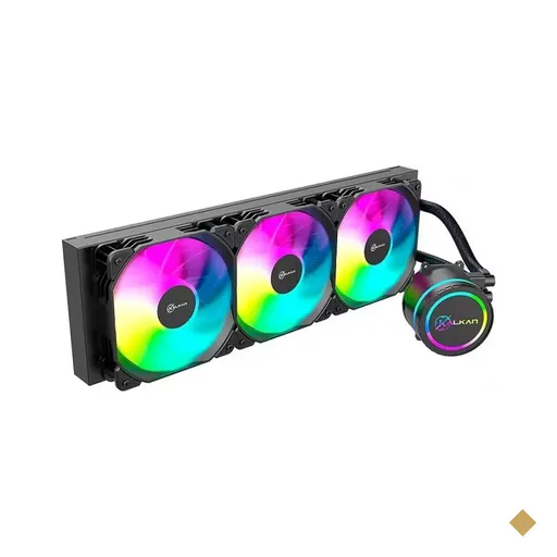 WaterCooler Kalkan IOTA 360, ARGB, 360mm, Intel/AMD, Preto