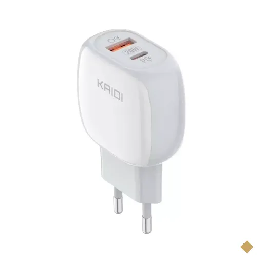 Carregador Universal 20W 2 portas (USB e USB Tipo-C) c/ Cabo (iPhone /…