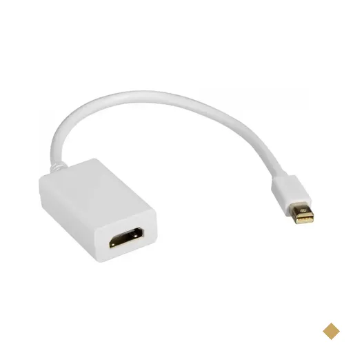 Adaptador Mini DisplayPort (M) x HDMI (F) Branco 15cm - Storm