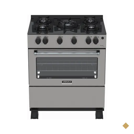 Fogao a Gas 5 Bocas Venax Gaudi Line Inox