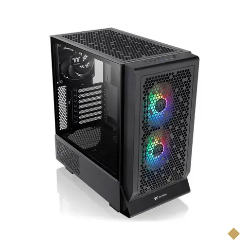 Gabinete Thermaltake Ceres 330 TG ARGB, 3 fans, Lateral em Vidro Temperado…