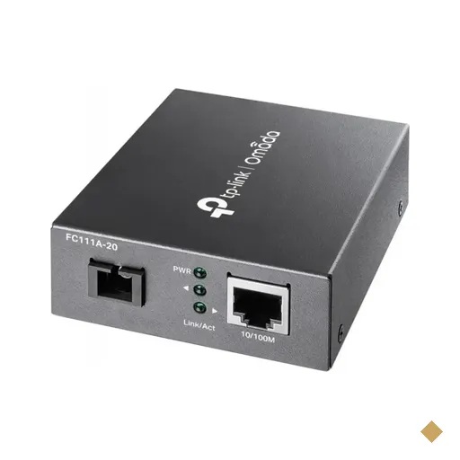 Conversor de Mídia WDM Fast Ethernet Monomodo 1550nm 20km 10/100Mbps -…