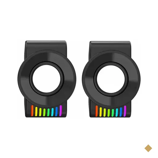 Caixa de Som Redragon Kage 2.0 6W RMS RGB P2+USB - Preta