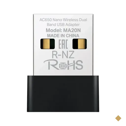 Adaptador Mercusys MA20N Nano Wireless-AC 600Mbps Dual Band USB