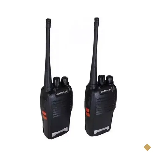 KIT Rádio Comunicador UHF Walkie Talkie Baofeng BF-777S (2 Rádios)