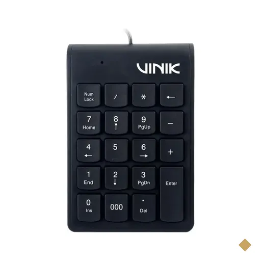 Teclado Numérico Vinik DT91 Preto USB