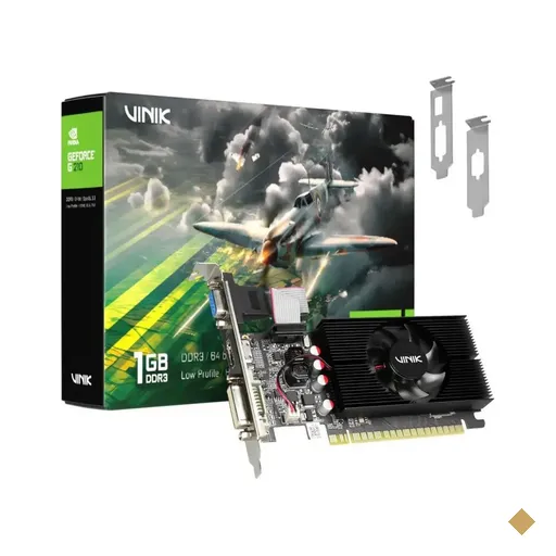 Placa de Vídeo Vinik GeForce G 210 Low Profile 1GB DDR3 64-bit PCI-E 2.0 x16