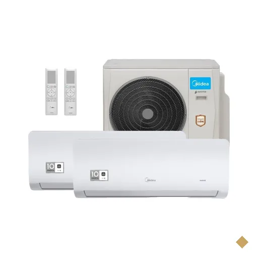 Ar Condicionado Multi Split Midea Xtreme Save 18000 BTUs 2X9000 Quente e Frio…