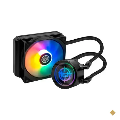 WaterCooler TGT Aqua Spartel V3, 120mm, RGB, Intel/AMD, Preto