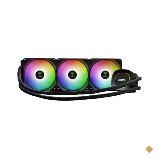 WaterCooler Gamdias Aura GL 360 Lite, ARGB, 360mm, Intel/AMD, Preto