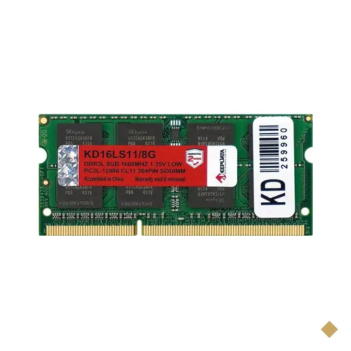 Memória Notebook KeepData 8GB DDR3 1600MHz SO-DIMM Low Voltage 1.35V
