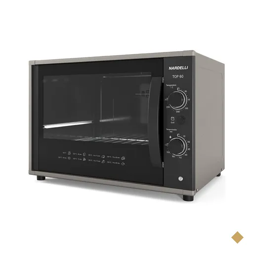 Forno Elétrico Top60 Bancada 60 Litros Nardelli - Black/Titânio