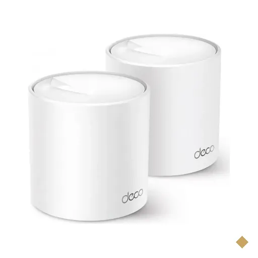 Roteador Tp-Link Mesh Deco X50 (2-Pack) Wi-Fi 6 Dual-Band AX3000 Gigabit…