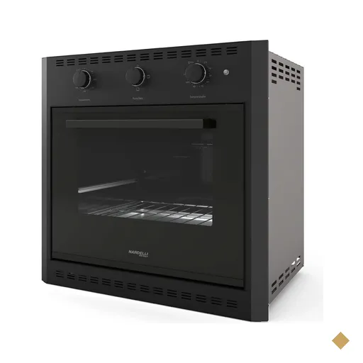Forno Elétrico de Embutir 60L Nardelli Black E60
