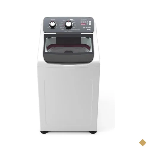 Máquina de Lavar Mueller 13kg, c/ Ultracentrifugação e Ciclo Rápido MLA13