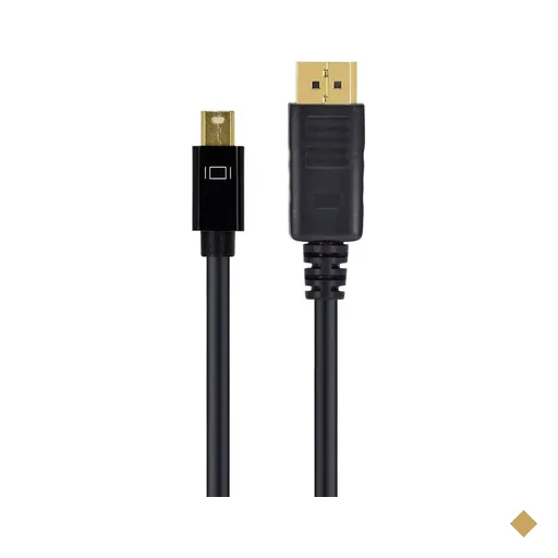 Cabo Adaptador Conversor DisplayPort (M) x Mini DisplayPort (M) Preto 2M - Vinik