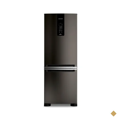 Geladeira Frost Free Brastemp Inverse 461 litros Black Inox - BRE59FE