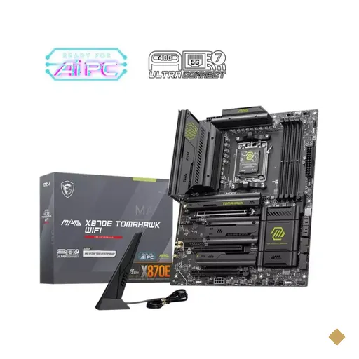Placa Mãe MSI MAG X870E TomaHawk WIFI (Socket AM5/AMD X870E/DDR5/M.2/Wi-Fi 7…
