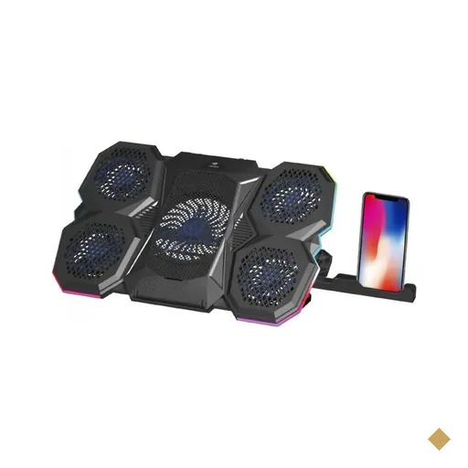 Base Cooler Gamer C3tech para Notebook com 5 Coolers Até 17″ - NBC-300BK