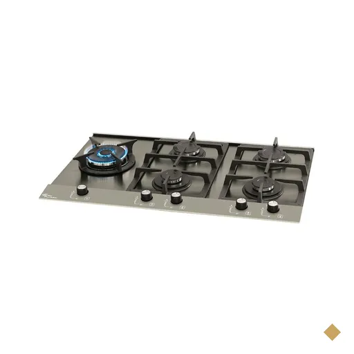Fogão Cooktop Platinum Prime a Gás 5 Queimadores Fischer - Escovado
