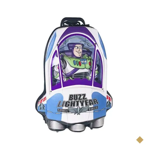 Mochila Escolar Infantil de Rodinhas Toy Story, Buzz Lightyear Disney em EVA…