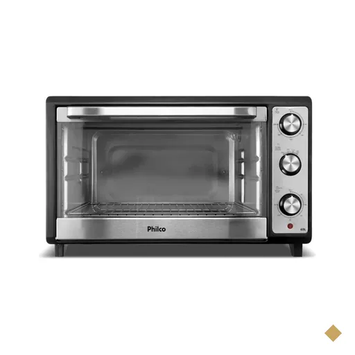 Forno Elétrico 65l Philco Dupla Resistência Pfe65 Preto