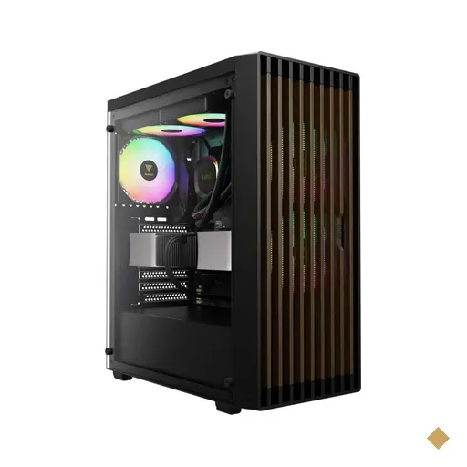 Gabinete Gamer GAMDIAS AURA GC4 Elite ARGB 3 Fans, Lateral em Vidro Temperado -…