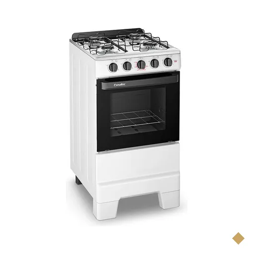 Fogão Ideal Pop Com 4 Bocas com Mesa em Inox Esmaltec