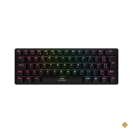 Teclado Mecânico Fortrek Gravity Air Compact Wireless Preto