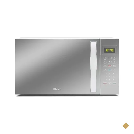 Micro-Ondas Philco Espelhado/Branco 33L PMO38E