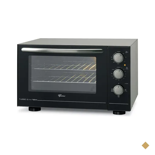 Forno Elétrico De Bancada New Turbo 48L Com Timer Fischer - Preto