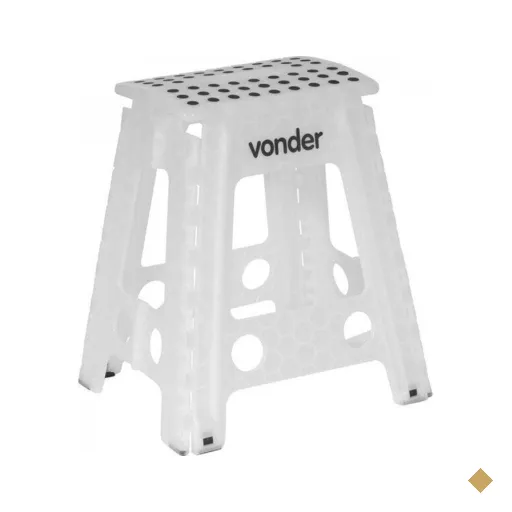 Banqueta Plástica Dobrável 450mm Vonder