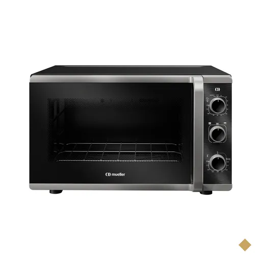 Forno Elétrico de bancada Mueller 50 litros e 3 Modos de Assar MFB50K Preto