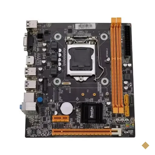 Placa Mãe BrazilPC BPC-H81M.2-TG (Intel H81/LGA 1150/DDR3/M.2)