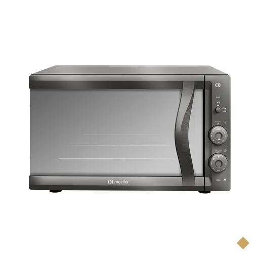 Forno Elétrico de bancada Mueller Espelhado 50 litros e Vidro Duplo MFB50F