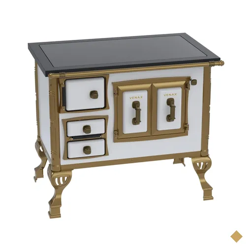 Fogao a Lenha Venax GII n 1 Colonial Premium Branco SD