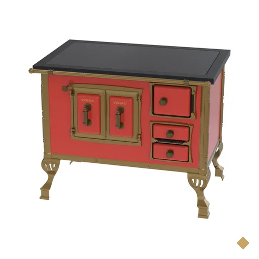 Fogao a Lenha Venax GII n 2 Colonial Premium Vermelho SE